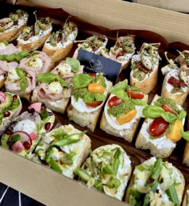 catering open sandwiches academy HUB